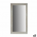 Miroir mural Bois Blanc verre (75 x 136 x 1,5 cm) (2 Unités)