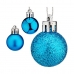 Weihnachtskugeln-Set Ø 3 cm Blau Kunststoff (12 Stück)