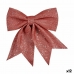 Vianočná ozdoba Laso 20,5 x 3 x 25,5 cm Ružová polystyrén (12 kusov)