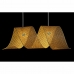 Plafondlamp DKD Home Decor Lichtbruin Hout Bamboe 50 W 220 V 80 x 30 x 30 cm