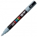 Markeerstift POSCA PC-3M Grijs (6 Stuks)