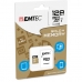 Карта памяти микро-SD с адаптером EMTEC microSD Class10 Gold+ 128GB 128 Гб