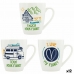 Taza Bögre Quid Gretta Kerámia Többszínű 330 ml (Pack 12x)