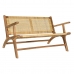 Banco DKD Home Decor Marrón Natural 120 x 76 x 68 cm