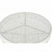 Mesa de apoio DKD Home Decor Metal Branco (60 x 60 x 70 cm)