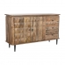 Credenza DKD Home Decor Naturale Nero Metallo Legno di mango (140 x 40 x 82 cm)