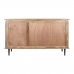 Credenza DKD Home Decor Naturale Nero Metallo Legno di mango (140 x 40 x 82 cm)