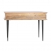 Console DKD Home Decor Natuurlijk Zwart Metaal Mangohout