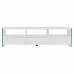 Mobilă TV DKD Home Decor Alb Geam MDF (160 x 45 x 40 cm)