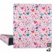 Ringmap Grafoplas Hearts Roze A4 (2 Stuks)