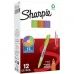 Permanente markeerstift Sharpie Groen Paars Oranje (12 Stuks)