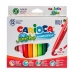 Conjunto de Canetas de Feltro Carioca Jumbo 12 Peças Multicolor (12 Peças) (4 Unidades)