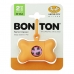 Dispenser di Buste per Animali Domestici United Pets Bon Ton Nano Classic Cane Arancio Plastica riciclata (6 x 3 x 4 cm)