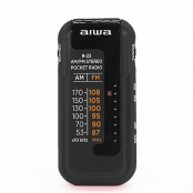 Radio portatile digitale Adler AD 1184 nera, legno