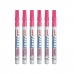 Set of Markers Uni-Ball PX-21L 6 Pieces Pink (2 Units)