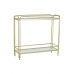 Servirni voziček DKD Home Decor Gylden Metal Krystal 80 x 28 x 81 cm