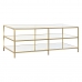 Mesa de Centro DKD Home Decor Dorado 120 x 50 x 45 cm Espejo Metal