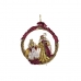 Kerststal set DKD Home Decor Gouden Kroon 30 x 5 x 30 cm 50 x 5 x 50 cm