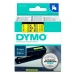Gelamineerde Tape voor Labelmakers Dymo D1 40918 9 mm LabelManager™ Zwart Geel (5 Stuks)