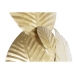Lampă de Perete DKD Home Decor Auriu* Metal 220 V 50 W Frunza a unei plante (37 x 14 x 58 cm)