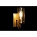 Lampă de Perete DKD Home Decor Geam Auriu* Metal Transparent 220 V 50 W (13 x 17 x 27 cm)