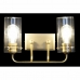 Lampă de Perete DKD Home Decor Geam Auriu* Metal 220 V 50 W (41 x 17 x 24 cm)