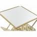 Stojalo za revije DKD Home Decor Ogledalo Zlat Kovina (45 x 45 x 55 cm)