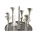 Candelabro DKD Home Decor 29 x 29 x 30 cm Alluminio Moderno (2 Unità)