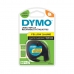 Lamineeritud Lint Sildimasinatele Dymo 91202 12 mm LetraTag® Must Kollane (10 Ühikut)