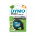 Lamineeritud Lint Sildimasinatele Dymo 91208 LetraTag® Must Hõbe 12 mm (10 Ühikut)