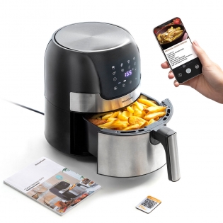 Air Fryers, Gourmia GAF635 Digital Stainless Steel Free Fry Air