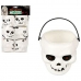 Halloween dekorationer 6 uds Ø 7 cm Kranium