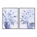 Maleri DKD Home Decor 60 x 3,5 x 80 cm Blomstervase Tradisjonell (2 enheter)