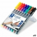 Marker-Set Staedtler Lumocolor 317 Permanent 1 mm (10 Stück)