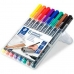 Set Viltstiften Staedtler Lumocolor 317 Permanent 1 mm (10 Stuks)