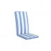 Възглавница за столове DKD Home Decor Бял Небесно синьо 42 x 4 x 115 cm