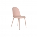 Cadeira de Sala de Jantar DKD Home Decor Cor de Rosa 45 x 46 x 81 cm