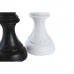 Decorative Figure DKD Home Decor White Black Chess Pieces 12 x 12 x 25,5 cm (4 Units)