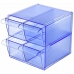 Organizator Archivo 2000 Albastru polistiren 19 x 15 x 15 cm