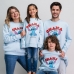 Unisex mikina bez kapuce Stitch Světle Modrý