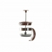 Kafijas Vārītājs ar Spiedni DKD Home Decor Brūns Caurspīdīgs Nerūsējošais tērauds Borosilikāta glāze 350 ml 16 x 9 x 18,5 cm