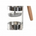 Cafetieră cu Piston DKD Home Decor Argintiu Natural Oțel inoxidabil Sticlă borosilicată 350 ml 16 x 9 x 18,5 cm