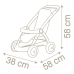 Cărucior pentru Păpuși Smoby Stroller (58 cm)