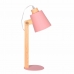 Bordlampe DKD Home Decor Grøn Pink Natur Træ Metal 50 W 220 V 18 x 20 x 45 cm 15 x 20 x 50 cm (2 enheder)