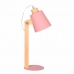 Desk lamp DKD Home Decor Green Pink Natural Wood Metal 50 W 220 V 18 x 20 x 45 cm 15 x 20 x 50 cm (2 Units)