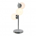 Bordlampe DKD Home Decor 26 x 26 x 59 cm Krystal Sølvfarvet Metal Hvid 220 V 50 W 23 x 23 x 49 cm