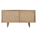 Sidebord DKD Home Decor Naturell Treverk av mangotre Bjørk (160 x 45 x 85 cm)