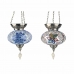 Ceiling Light DKD Home Decor 25 x 25 x 49 cm Crystal Metal Multicolour 25 x 25 x 40 cm 50 W (2 Units)