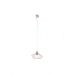 Lampadario DKD Home Decor 34 x 34 x 21 cm Argentato Nero Grigio Rosa Metallo Bianco 50 W 60 W Pino