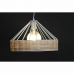 Lampadario DKD Home Decor 35 x 35 x 22 cm Nero Metallo Rattan 50 W (2 Unità)